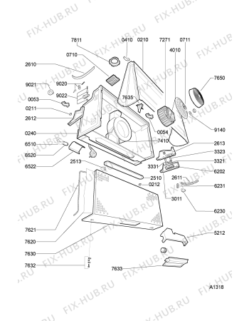 Схема №1 AKS646GY (F092545) с изображением Микропереключатель для электровытяжки Indesit C00335732