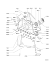 Схема №1 AKS646GY (F092545) с изображением Держатель (защелка) для вентиляции Indesit C00339704