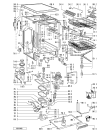 Схема №1 GSF 5454 TW-WS с изображением Обшивка для посудомоечной машины Whirlpool 481245370491