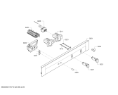 Схема №3 B15M52N3S с изображением Панель управления для электропечи Bosch 00744867