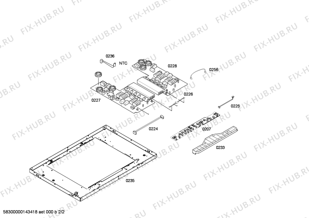 Схема №1 NIB651E14E polybox IH5-I 60cm 4I с изображением Блок подключения для духового шкафа Siemens 00617987