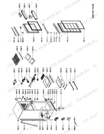 Схема №1 ARC5020 (F091984) с изображением Модуль (плата) для стиральной машины Indesit C00341712