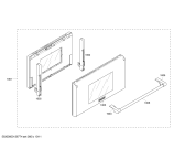 Схема №2 PRG364ELG с изображением Панель для духового шкафа Bosch 00144777