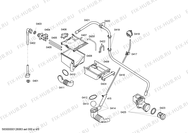Схема №1 4TE851A с изображением Панель управления для стиралки Bosch 00667775