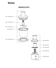 Схема №1 HB869AKR/700 с изображением Измельчитель для электроблендера Tefal MS-0A16984