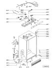 Схема №1 ARG497/G ARG 497/G/WP с изображением Проводка для холодильника Whirlpool 481946089456