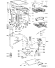 Схема №1 DWF 007 с изображением Модуль (плата) управления для посудомойки Whirlpool 481221479152