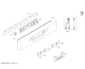 Схема №1 SMU55M05SK с изображением Передняя панель для посудомойки Bosch 00704691