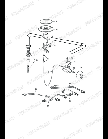 Взрыв-схема плиты (духовки) DELONGHI HGK 854 S - SOSTITUITO DA C58DDL0028 - Схема узла 3