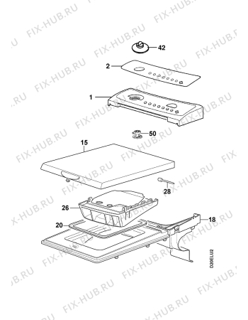 Взрыв-схема стиральной машины Electrolux EWT1120 - Схема узла Command panel 037
