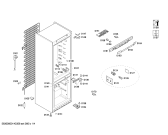 Схема №1 KG39NS30 с изображением Стеклянная полка для холодильника Siemens 00678342