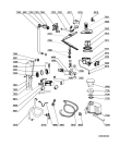 Схема №1 ADP 1077 IX с изображением Модуль (плата) управления для электропосудомоечной машины Whirlpool 482000011493
