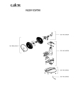 Схема №1 VU2011C0/7X0 с изображением Корпусная деталь для обогревателя (вентилятора) Rowenta CS-00118530