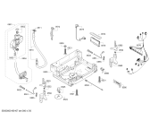 Схема №3 SMV25EX00E, SilencePlus с изображением Силовой модуль запрограммированный для посудомойки Bosch 12014214