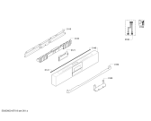 Схема №2 DI260131CN с изображением Планка для посудомойки Bosch 00749710