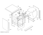Схема №4 SN26T596GB с изображением Передняя панель для посудомоечной машины Siemens 00706758