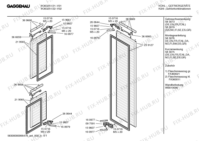 Схема №2 KIUGG85 IK300-154 с изображением Цокольная панель для холодильной камеры Bosch 00214532