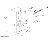 Схема №2 BD5700NFAH с изображением Дверь для холодильной камеры Bosch 00247436