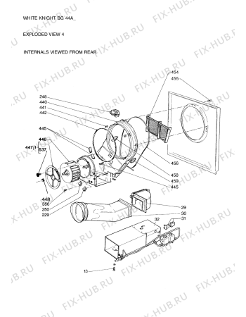 Схема №3 020743A15072 ECO43A с изображением Скрепление для сушильной машины Whirlpool 480112101204