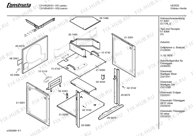 Схема №2 CH18520 с изображением Панель управления для духового шкафа Bosch 00297102