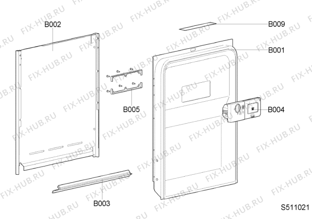 Схема №3 GSX 4966/1 G с изображением Таймер для посудомойки Whirlpool 481290508484