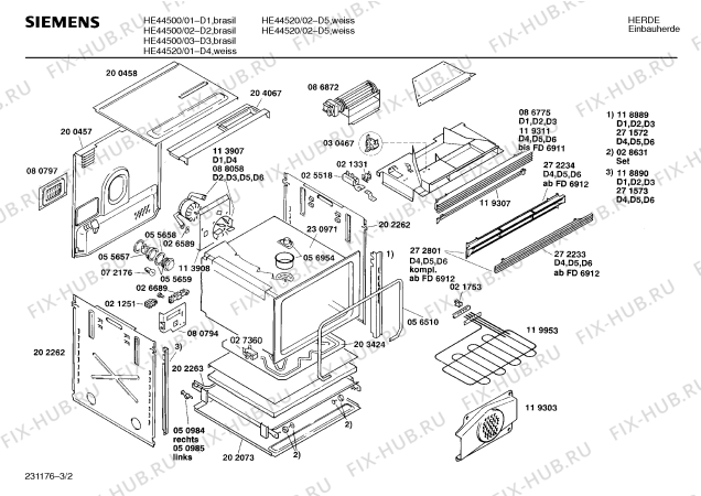 Схема №1 HE43220 с изображением Панель для духового шкафа Siemens 00270091