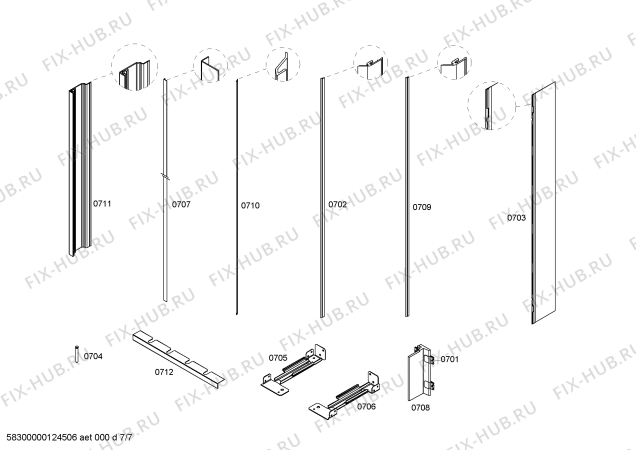 Схема №1 RB491200 с изображением Изоляция для холодильной камеры Bosch 00643852