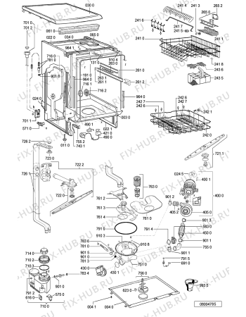 Схема №1 GSF 3321 с изображением Панель для посудомоечной машины Whirlpool 481245373369