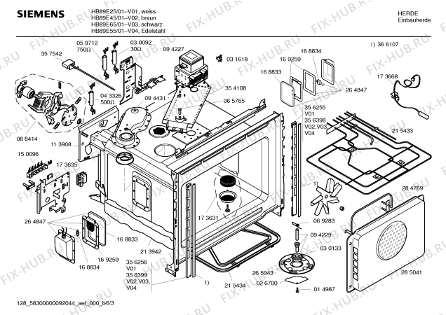 Схема №3 B1476S0FN с изображением Сковорода для электропечи Siemens 00358664