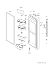 Схема №6 S20F RSS33-A/G с изображением Дверца для холодильника Whirlpool 481241829794