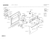 Схема №1 SN7614 с изображением Передняя панель для посудомоечной машины Siemens 00114880
