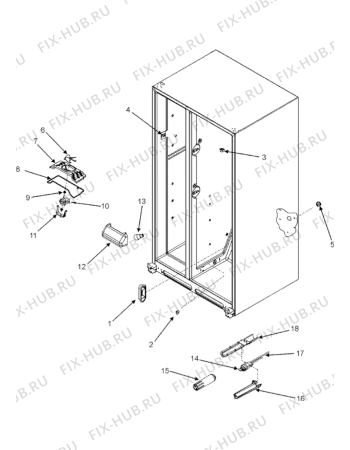 Схема №5 AS2628HEKB (F092642) с изображением Переключатель для стиральной машины Indesit C00314575