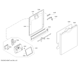 Схема №2 SMS69T28AU Made in Germany ActiveWater с изображением Внешняя дверь для посудомойки Bosch 00680719