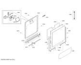 Схема №2 SMD65N64EU, SuperSilence с изображением Передняя панель для электропосудомоечной машины Bosch 11009962