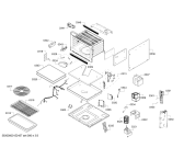 Схема №2 BM274100 с изображением Панель для плиты (духовки) Bosch 00686275