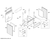 Схема №2 HES7252U с изображением Панель для плиты (духовки) Bosch 00640425