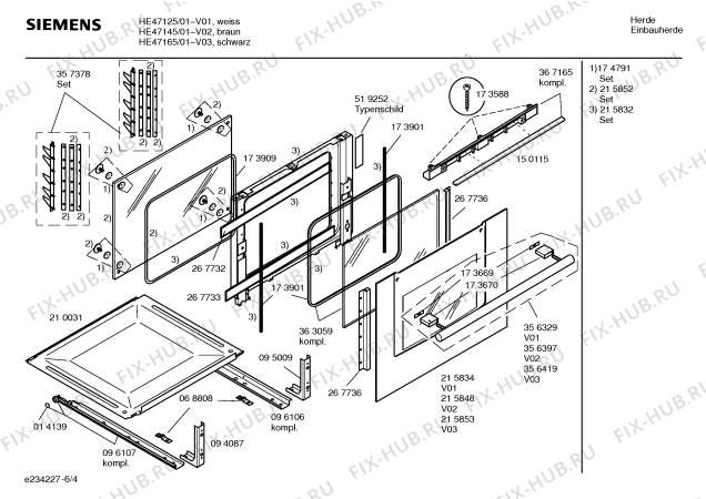 Схема №2 HE47159 с изображением Инструкция по эксплуатации для духового шкафа Siemens 00581572