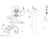 Схема №3 T18ID80NRP с изображением Дверь для холодильной камеры Bosch 00249070