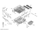 Схема №2 3VH340ND с изображением Корзина для посуды для посудомойки Bosch 00475932