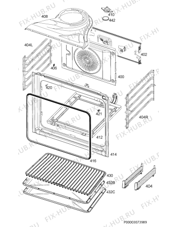 Схема №3 68456IU-MN с изображением Микромодуль для электропечи Aeg 973940002032001