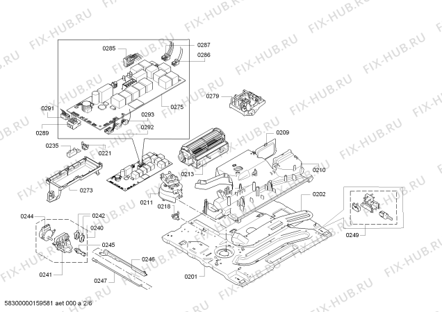 Схема №2 HB36P570 с изображением Втулка для электропечи Siemens 00607709