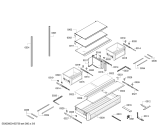 Схема №2 CIB36P01 с изображением Вкладыш в панель для холодильника Bosch 00657614