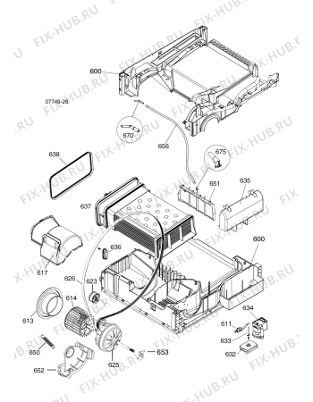 Схема №2 DELY9000 (F157039) с изображением Декоративная панель для стиральной машины Indesit C00538316