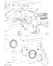 Схема №1 WAK 9660 с изображением Обшивка для стиральной машины Whirlpool 481245215706