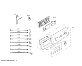 Схема №1 WM12A260SK с изображением Панель управления для стиралки Siemens 00448664