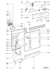 Схема №1 ADG 8527 ALU с изображением Панель для посудомоечной машины Whirlpool 481245373184