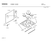 Схема №1 HS9004 с изображением Ремкомплект для плиты (духовки) Siemens 00296445