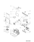 Схема №1 LPR 9023 с изображением Панель для плиты (духовки) Whirlpool 481245240227