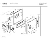 Схема №3 SE56560 с изображением Передняя панель для посудомойки Siemens 00361328