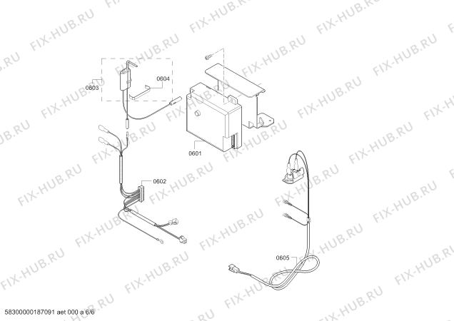 Взрыв-схема водонагревателя Bosch WR11G23 - Схема узла 06